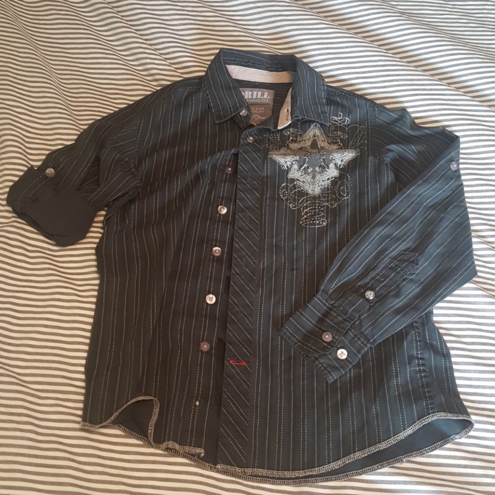 DRILL Small(8) casual dress shirt